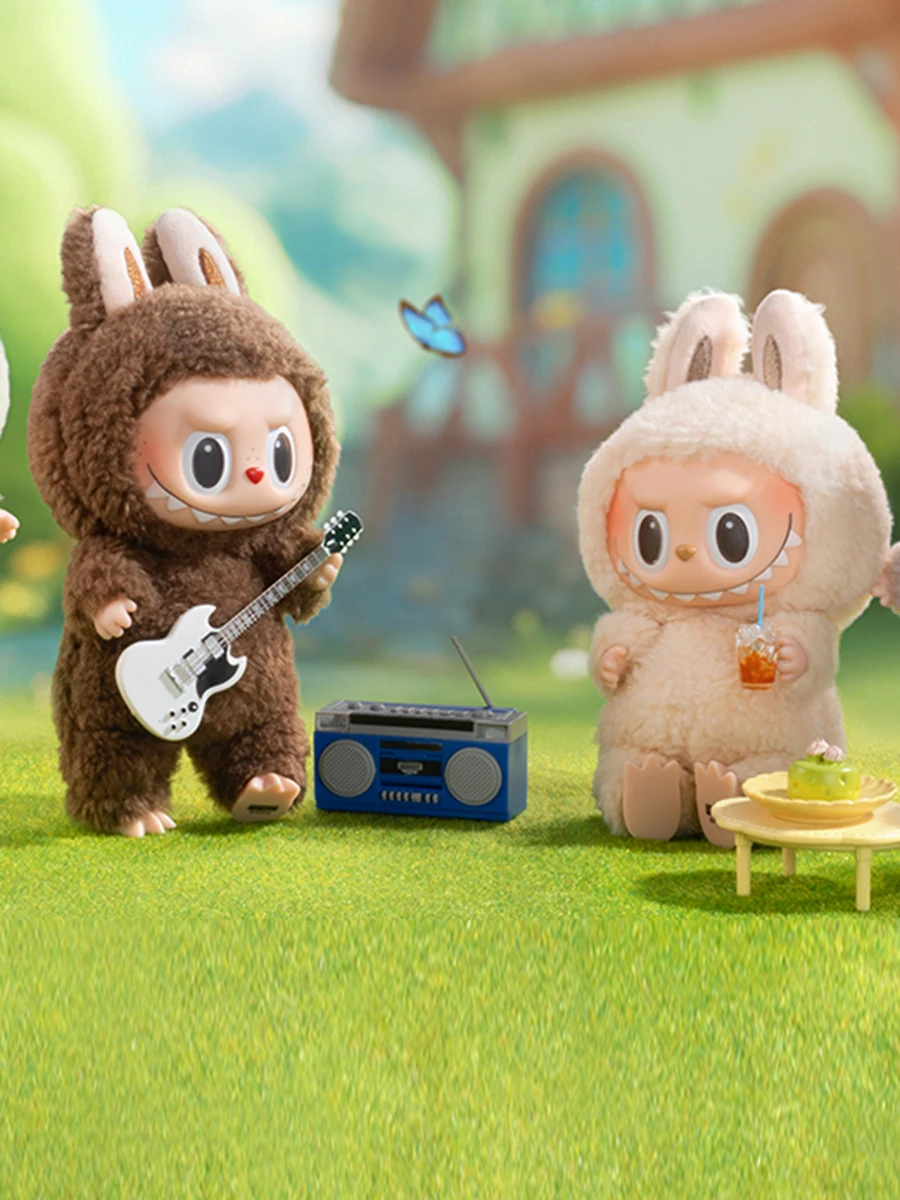 

POP MART Labubu 1.0 Слепая коробка 100% подлинная серия LABUBU THE MONSTERS Tasty Macarons Mystery Box — случайная герметичная коллекция