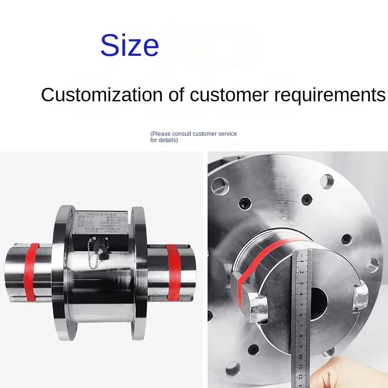 Appropriate Double Flange Dynamic Torque Sensor Rotating Speed Power Large Range Measuring Instrument