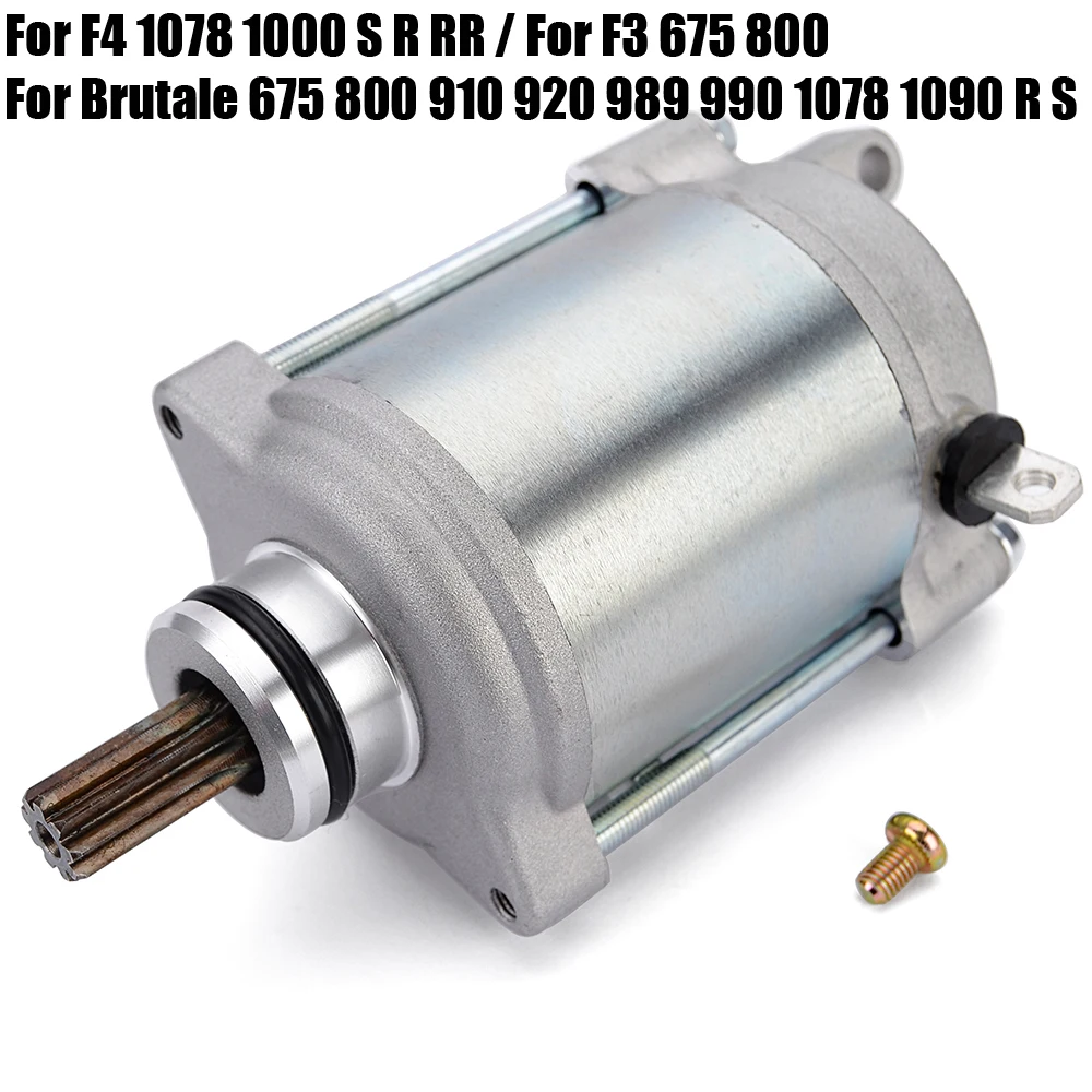 Starter Motor For MV Agusta Brutale 675 800 910 S R 920 989 990 1090 R 1090 RR Rivale Stradale F3 F4 1078 1000 S R RR