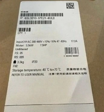 Brand New Original 1Pcs 6SL3210-1PE21-4UL0 Power Module Hot Selling Expedited Shipping