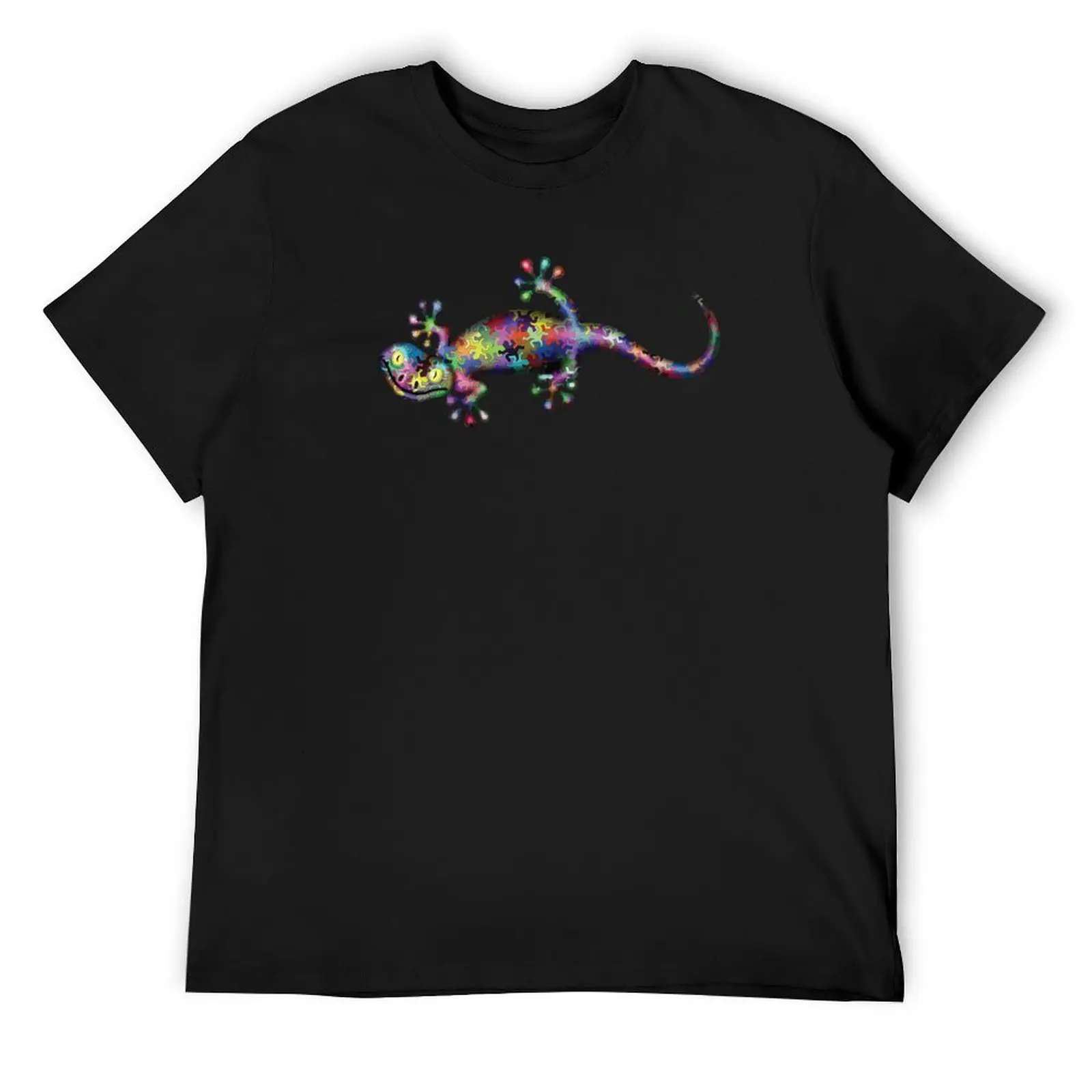 MC Escher Gecko T-Shirt vintage t shirts anime figures blacks fruit of the loom mens t shirts