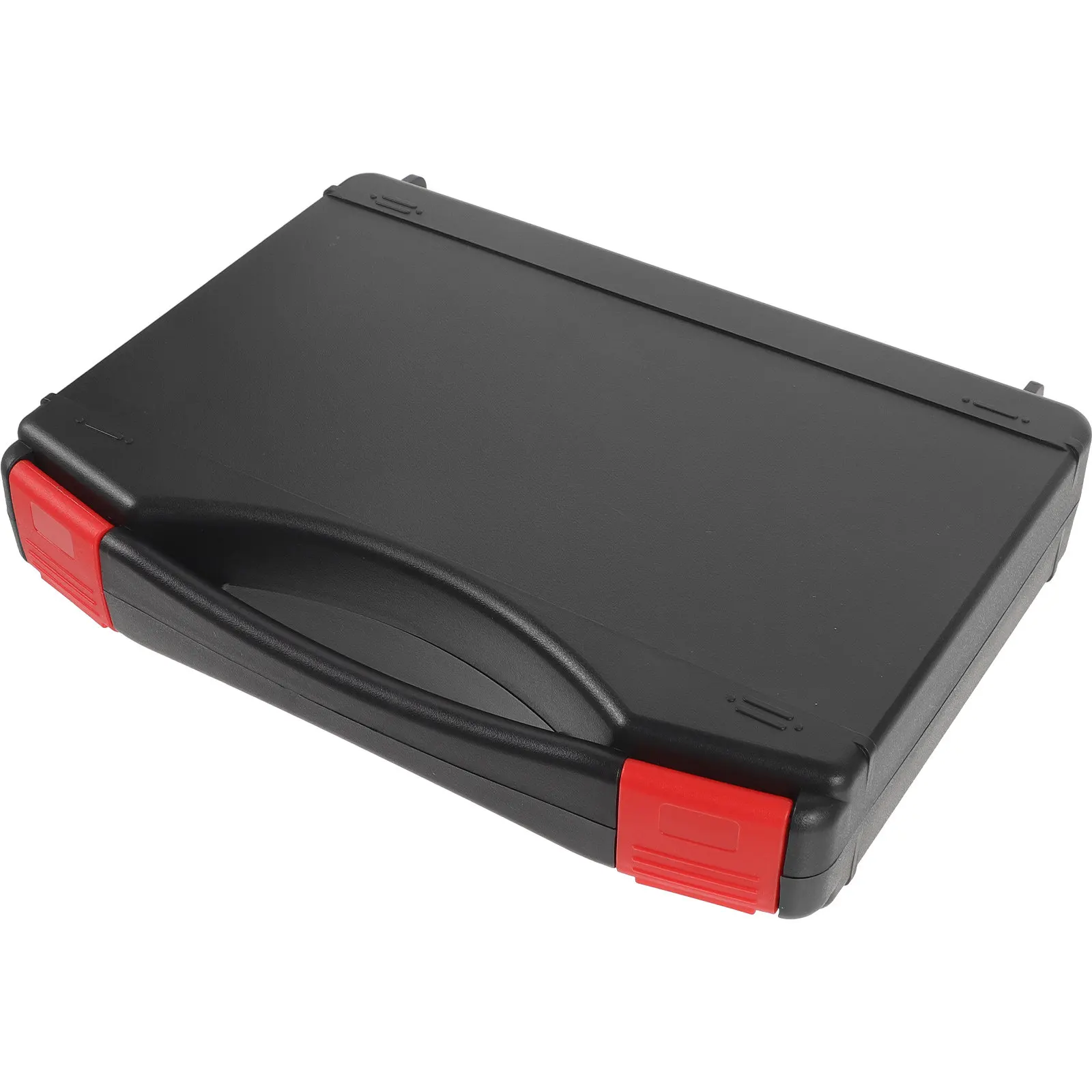 Heavy Duty Drop-Resistant Plastic Tool Storage Box Large Capacity Portable Sturdy Toolbox for Mechanics Electricians Vehicle
