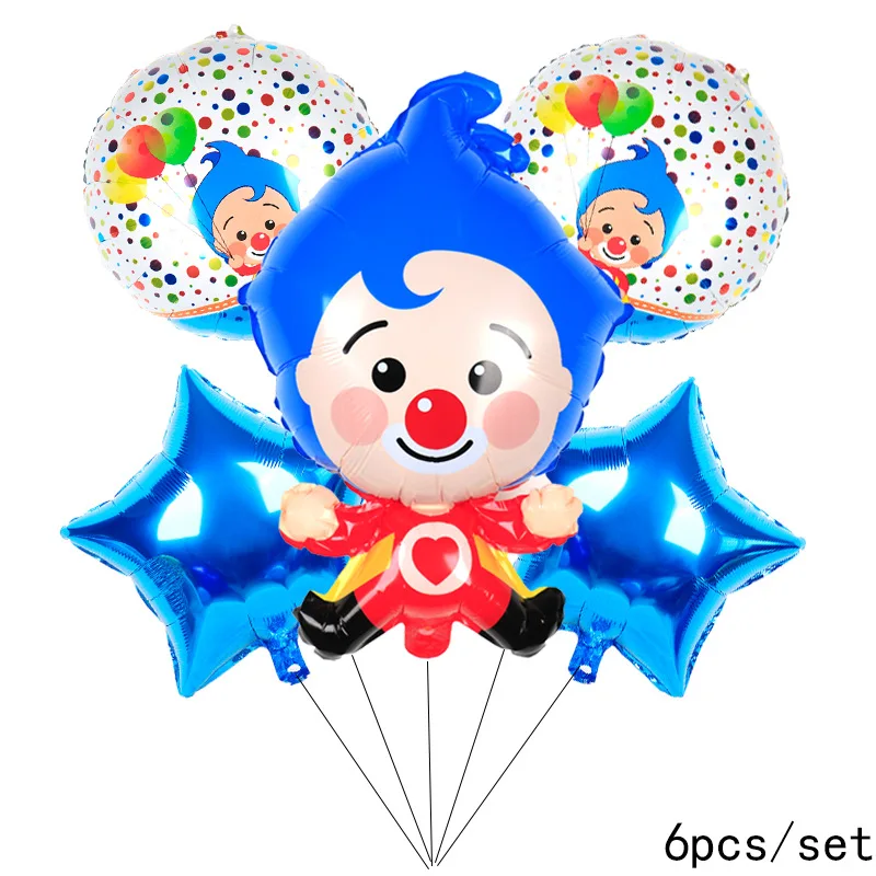 Disney Shaped Joker Circus Birthday Party Festival Christmas Event Dressing and Decoration Aluminum Film Balloon