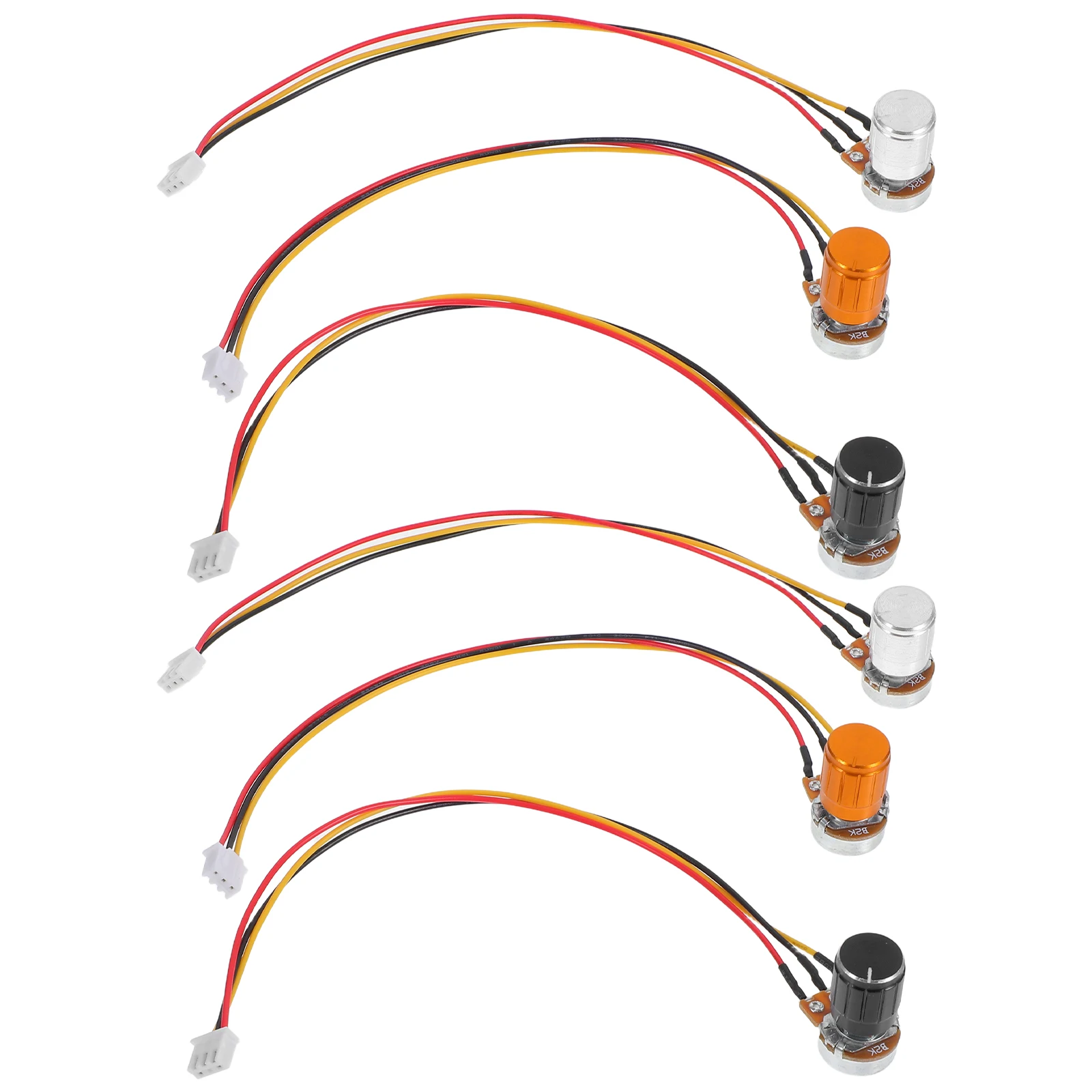 

3 set Knob Potentiometer WH148 20CM Electronic Wire Precision Adjustment Iron Rotary For Audio Lighting Control