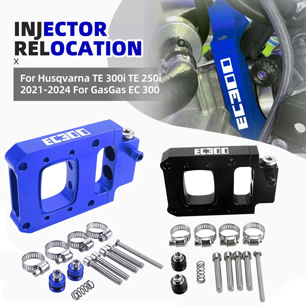 For Husqvarna TE 300i TE 250i 2021 2022 2023 2024 For GasGas EC 300 EC 250 TPi Injector Relocation Block For EXC 300 250 XCW TPi