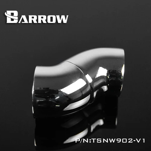 Поворотный адаптер Barrow G1/4 дюйма на 90 градусов, 2-секционный фитинговый разъем, вращение на 360 градусов TSNW902-V1