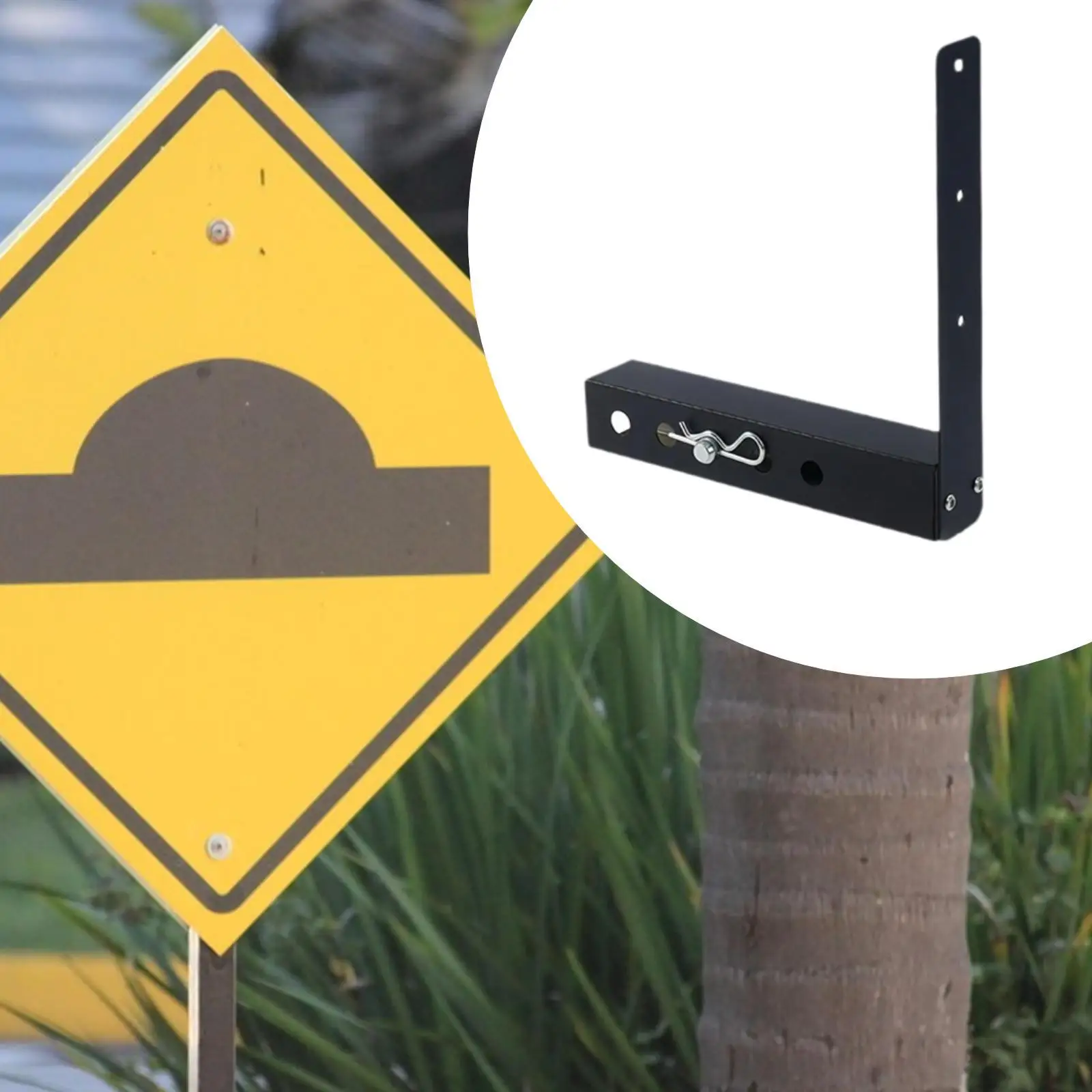 Slow Moving Bracket Sign Mounting Bracket Heavy Duty Ease to Use Easy to Install Equipment Hardware for