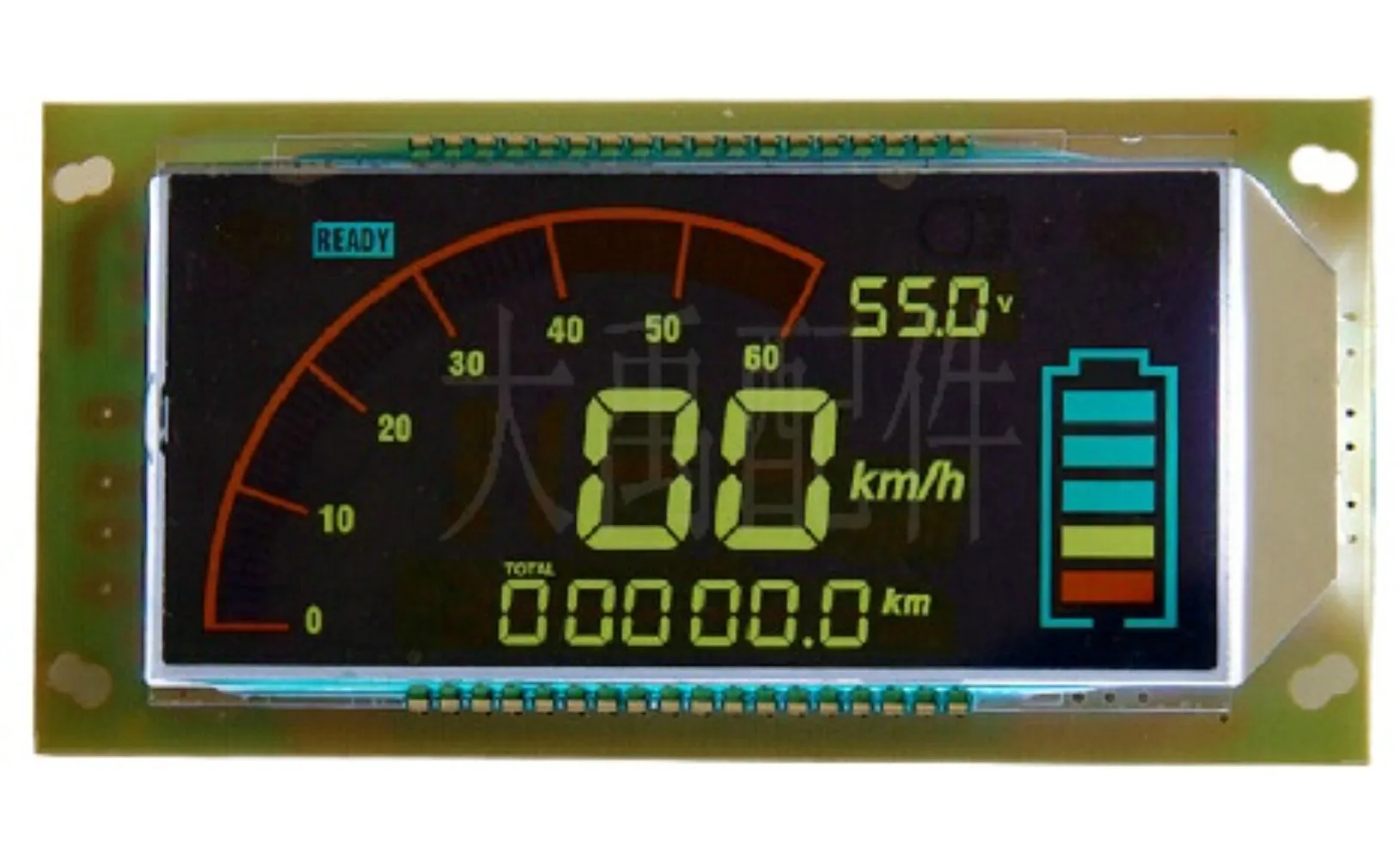 1pcs For Modification accessories electric car mileage meter LCD color screen color display 48v60v72V80V96V wholesale,