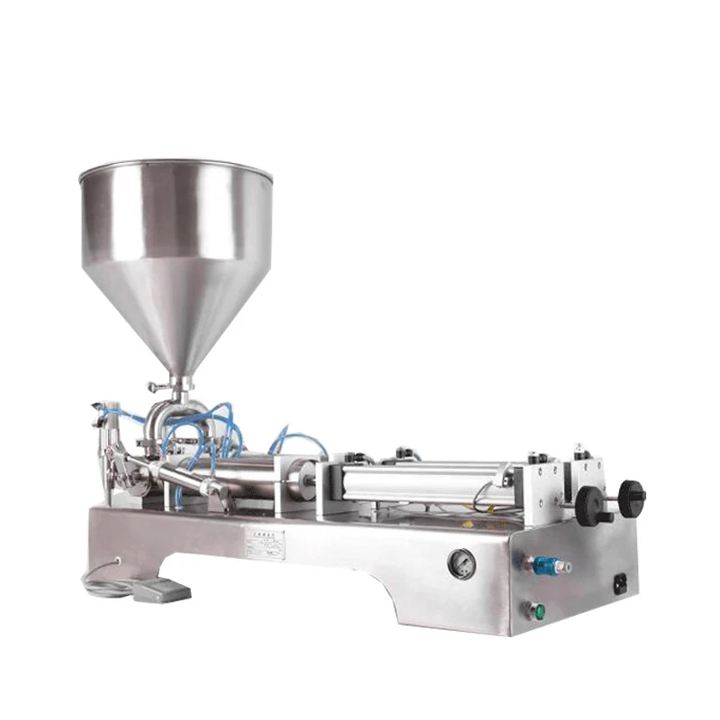 Горизонтальная машина для наполнения пасты Автоматическая машина для количественного наполнения из нержавеющей стали Оборудование для пищевой промышленности