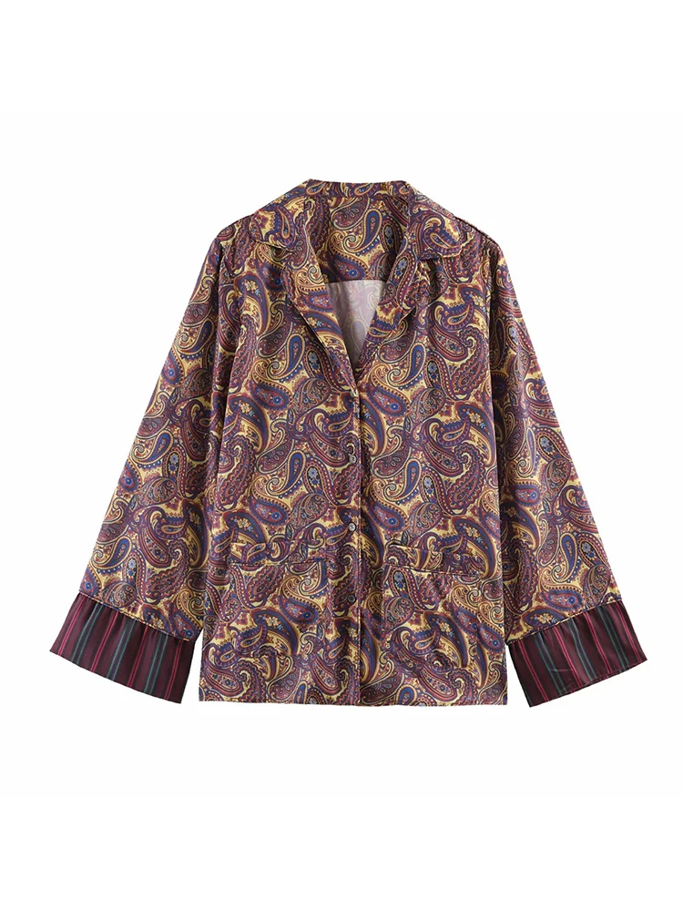 Frauen Neue Set Mode Druck Top + Print Freizeit Hosen Mit Taschen Zwei-Stück Set Frauen Elegante Liebsten Top anzug