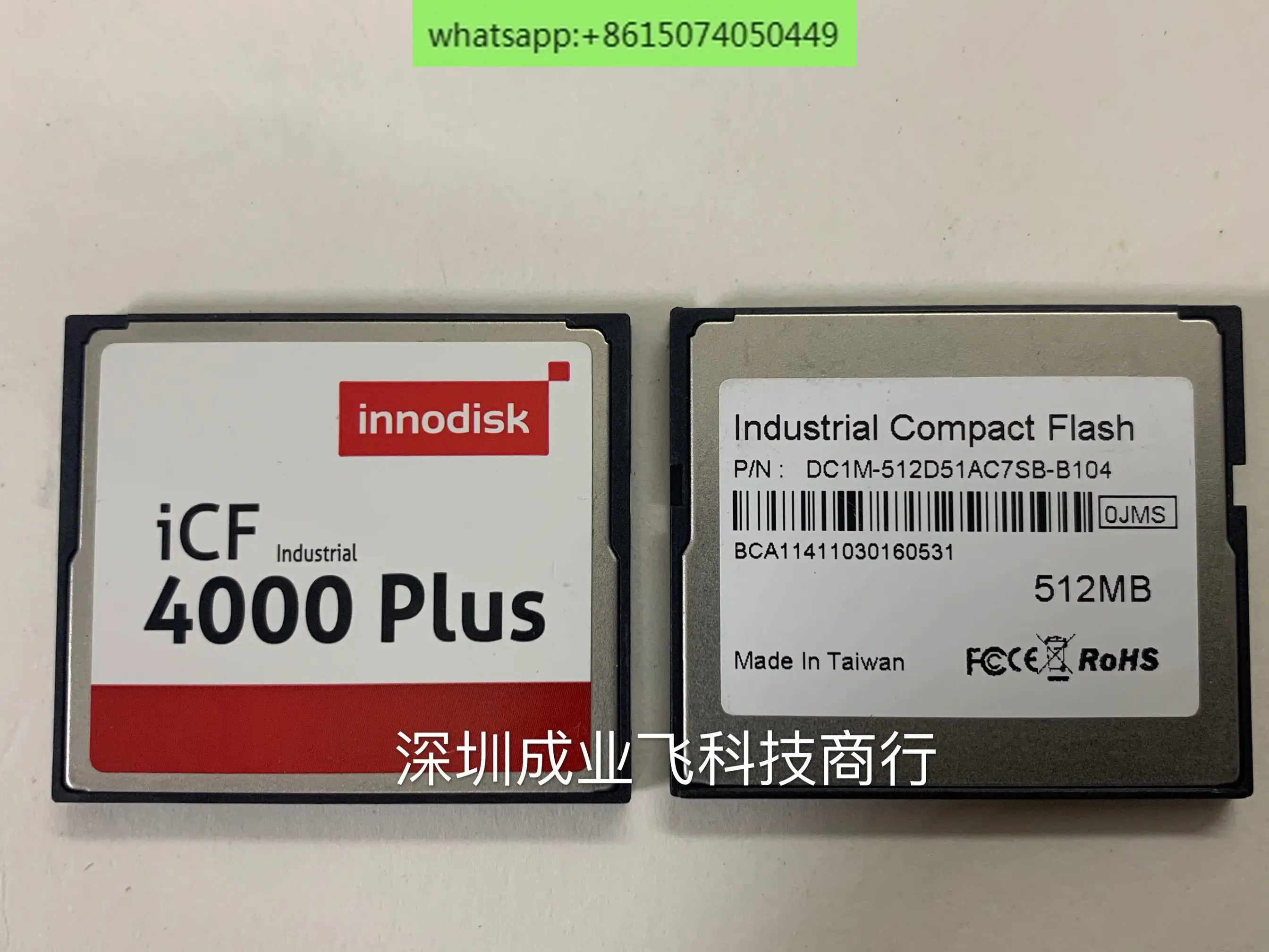 INNODISK CF Card 512mb ICF4000Plus Wide Temperature Industrial Card Industrial Memory Card