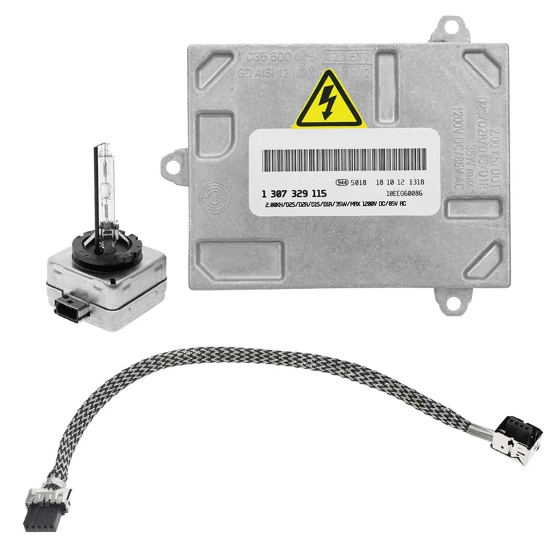 

ABRU-Hernia Head Light Ballast Ballast Starter Module With High Voltage Tip With D1S Bulb For Cadillac Volvo 1307329115