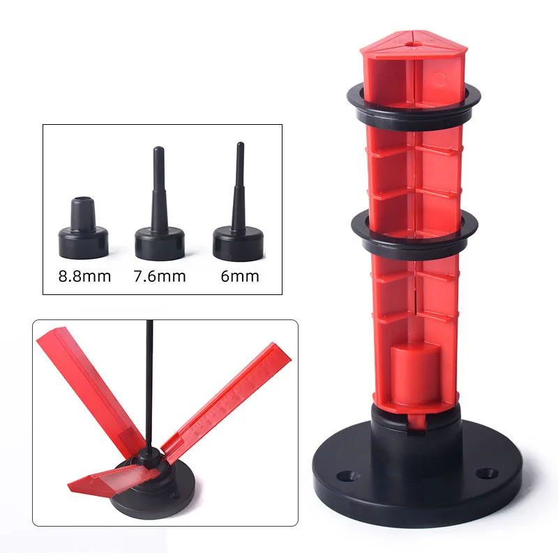 

Archery Fletching Jig Cylindrical Arrow Feathers Gluing Fletching Tool DIY Multi-Size Bow Arrow Hunting Shooting Accessories