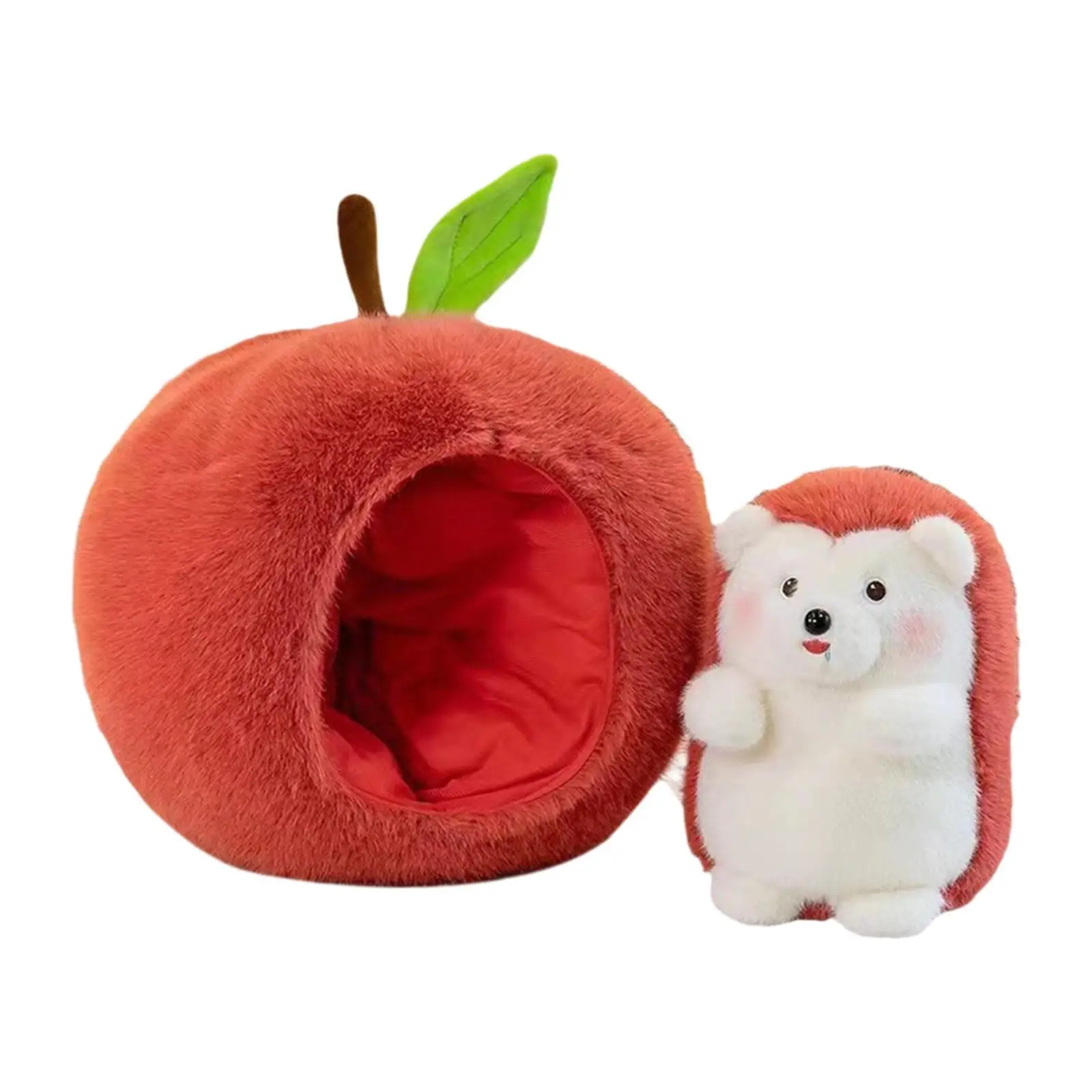 Riccio bambola di peluche decorazione camera da letto bambola staccabile adorabile realistico creativo morbido giocattolo che abbraccia per neonati bambini adulti bambini