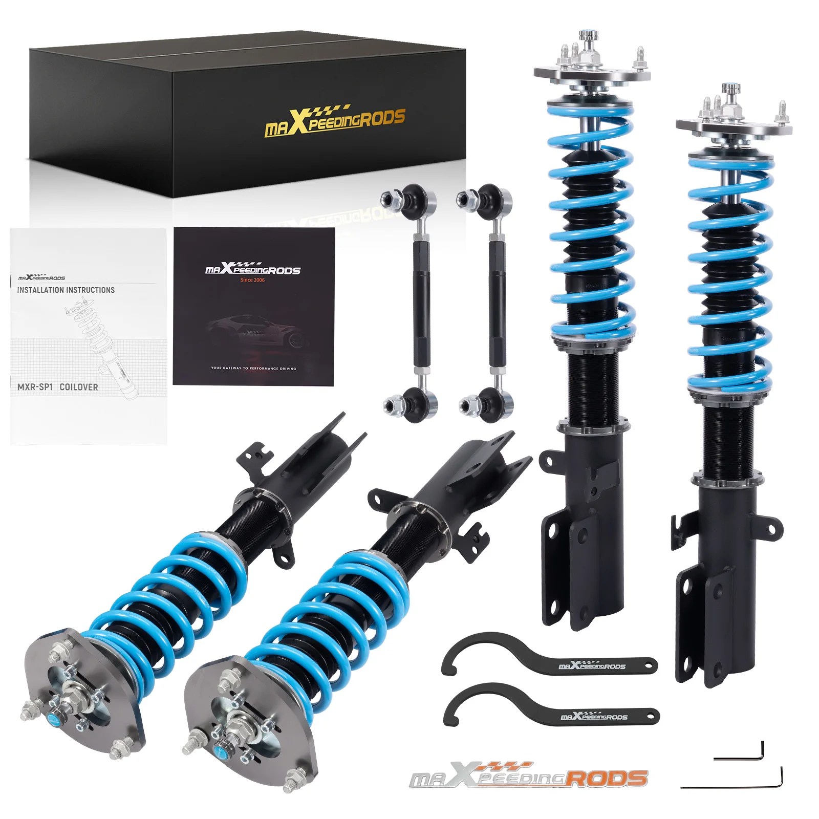 Coilover Shock Absorber 24 Ways Adjustable for Lexus ES350 Toyota Camry (XV40) 2007 - 2011