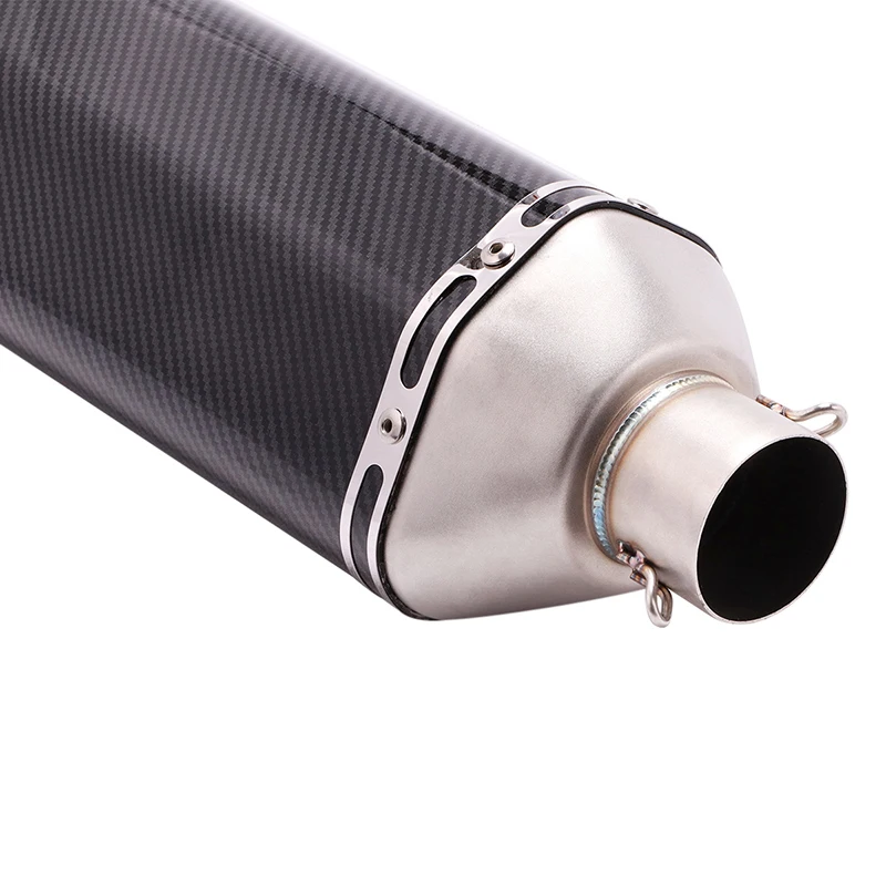 الانزلاق على 470 مللي متر العالمي للدراجات النارية العادم الأنابيب الهروب موتو الخمار للإزالة DB القاتل 51 مللي متر ل R3 Z900 550 CBR500 Nmax