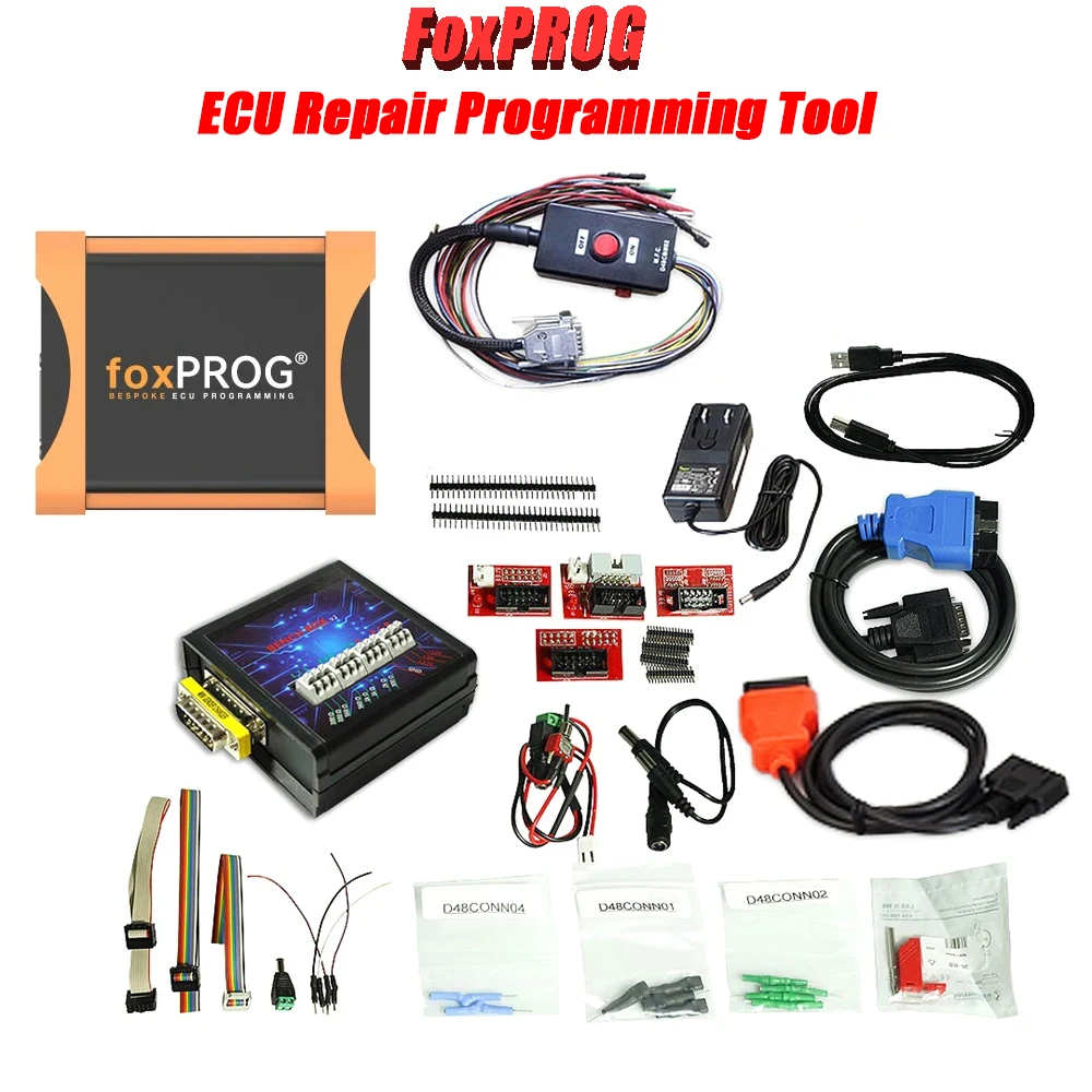 FoxPROG ECU TCU Clone & Chip Tuning Tool FOXPROG Free Update Online Support Multi-Operation Modes VS KT200 BDM Mode