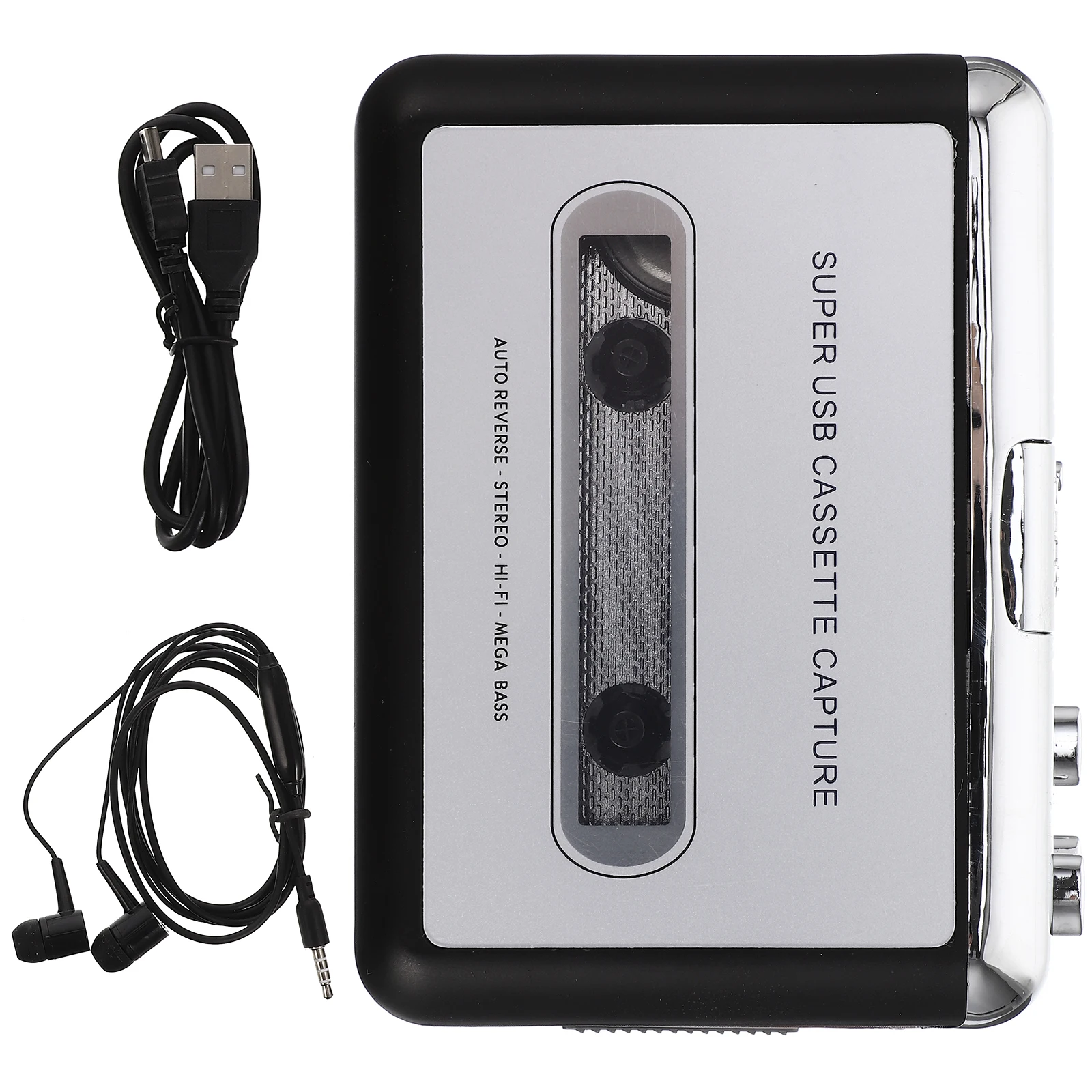 

Portable Usb Cassette To Mp3 Converter Tape Player Digitalizer For Pc No Driver Required High Fidelity Audio