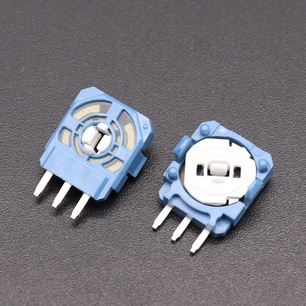 오리지널 ALPS 조이스틱 2K3 옴 포텐셔미터 PS5 컨트롤러 교체 수리 부품 3D 아날로그 스틱 드리프트 수리 키트 - 블루