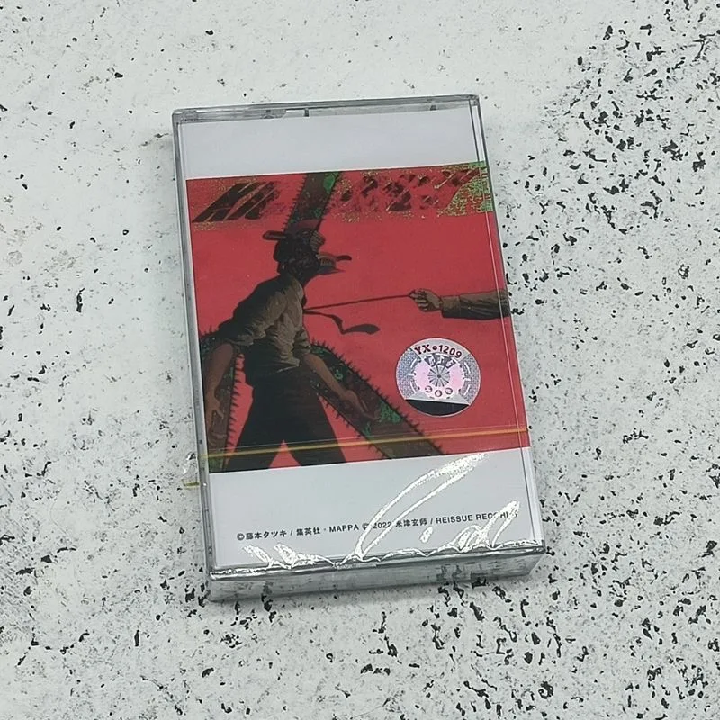 Yonezu Kenshi Chainsaw Music Tape KICK BACK Album Cosplay Soundtracks Box Cassettes Car Walkman Tape Party Music Prop Gifts