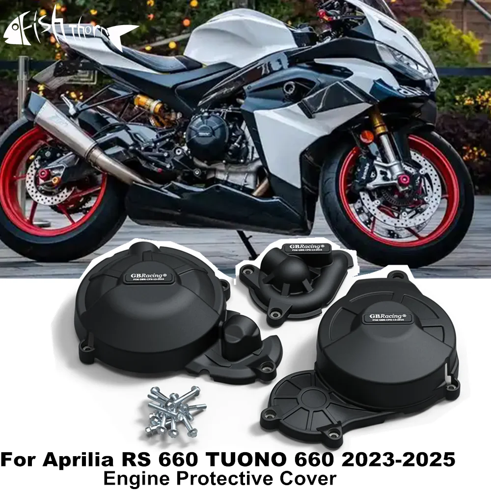 Motorcycle Engine Cover Sets Bonnet Protector Engine Cover For Aprilia RS660 RS 660 Tuono 660 Tuono660 2023 2024 2025