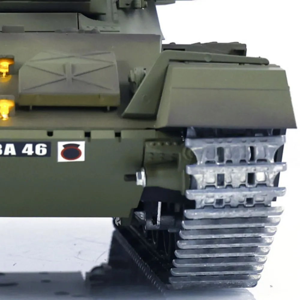 

1/16 Tongde RC Tank MK5 British Centurion с дистанционным управлением BB и инфракрасный боевой танк, металлические гусеницы, колеса, модель RTR Barrel Recoil