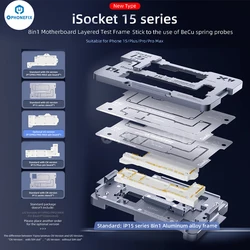 QianLi MEGA-IDEA iSocket Motherboard layered test Frame fixture reballing platform For iPhone 15 motherboard function testing
