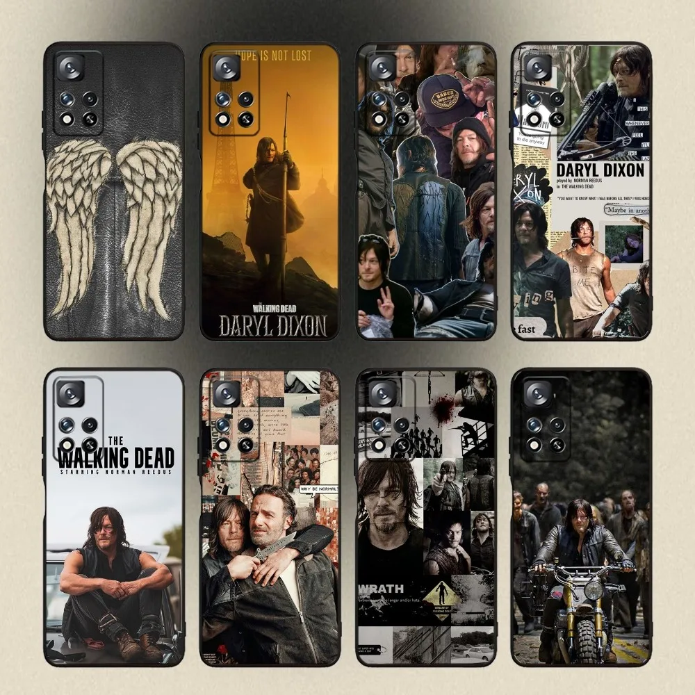 The W-Walkings D-Dead Daryl Dixon  Phone Case For Samsung Galaxy A20,A21s,A22,A31,A32,A52,A53,A72,73,A80,A91 Soft Black Cover