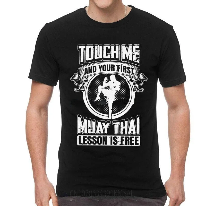 Vintage Cool Breathable Man Muay Thai Printed T-Shirt Men Wai Kru THAILAND Casual Tee Harajuku Short Sleeve Streetwear Tops