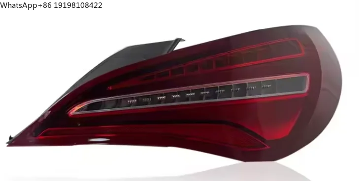 SJC High-Performance Rear Lamps for Mercedes Benz CLA W117 14-19 Advanced Safety Taillights with Bright Turn Signal&Brake Light