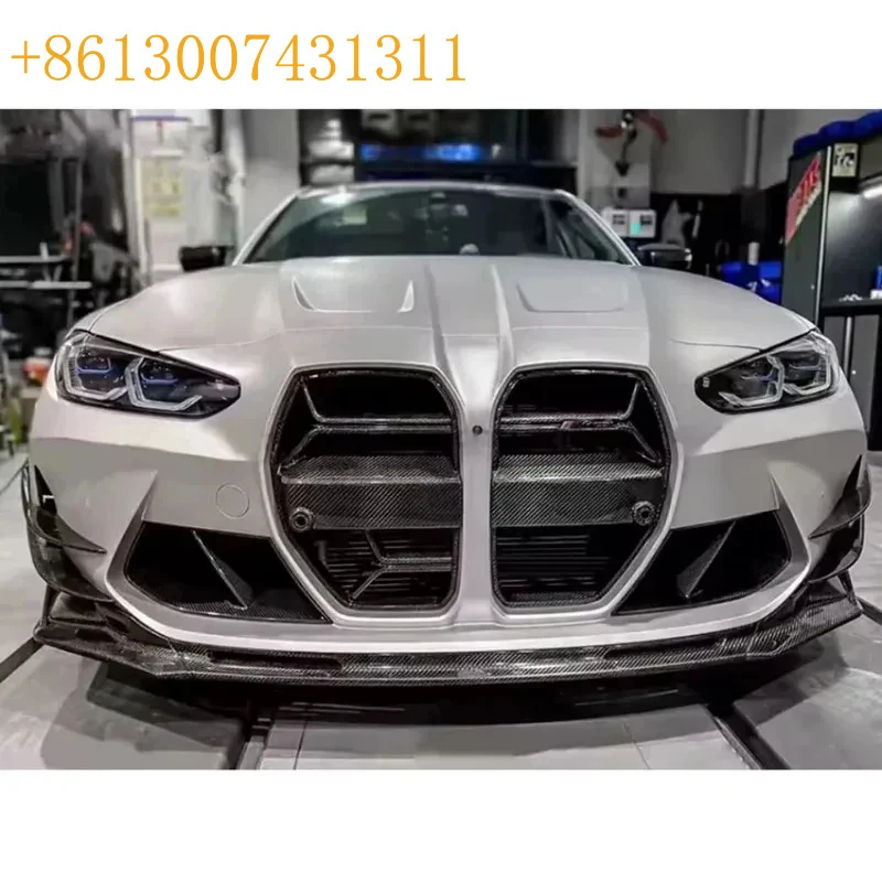 

CSL Style Dry Carbon Fiber Front Center Mesh Grille 2020+ G80 G82 Models