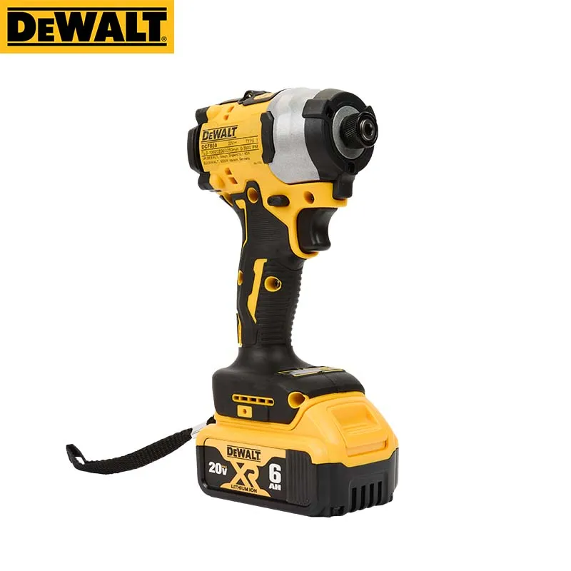 DEWALT DCF850 Impact Driver Electric Driver 20V Lithium Battery Brushless battery screwdrivers High Torque tools 공구