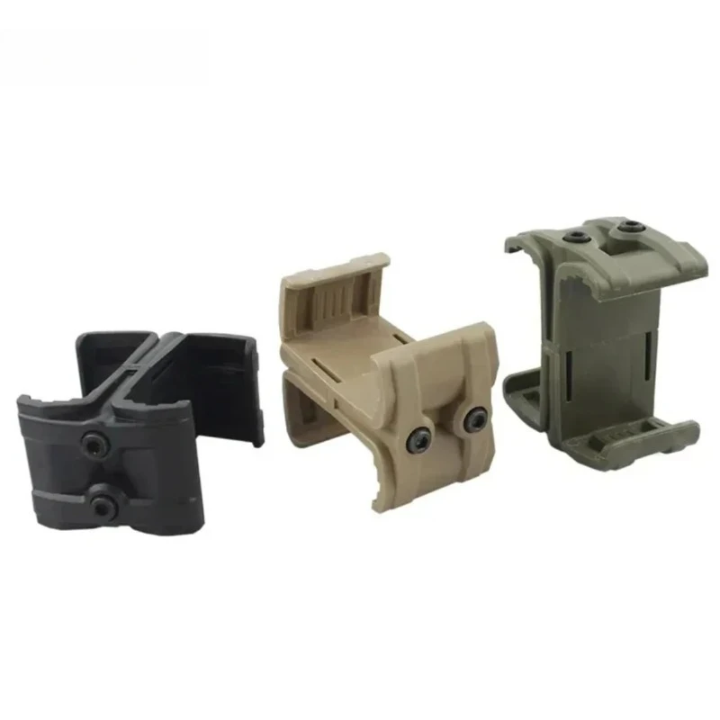 Dual Parallel Magazine Coupler Tactical Universal Fits AK AR15 M4 Mag595 Airsoft Gun Clip Mount Holder Accessories