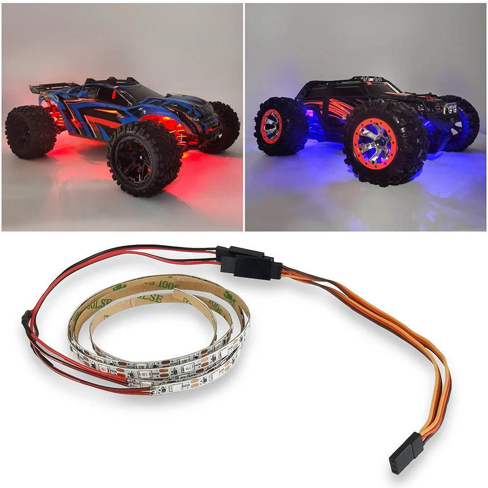 AXSPEED LED ライトストリップ シャーシランプ Y ケーブル付き RC 固定翼飛行機フライングウィングプレーン AR ウィングドローンモデルカートラック用