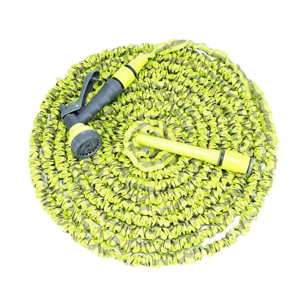 High Quality 25FT-75FT Garden  Expandable Hose Set Water Hose with 7 Pattern Plastic Spray Gun to Watering #26201