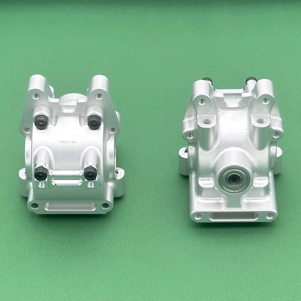 Aluminum Alloy front/ Rear Gearbox Housing Case Differential Cover for Tekno RC ALLRACING General Car Accessories