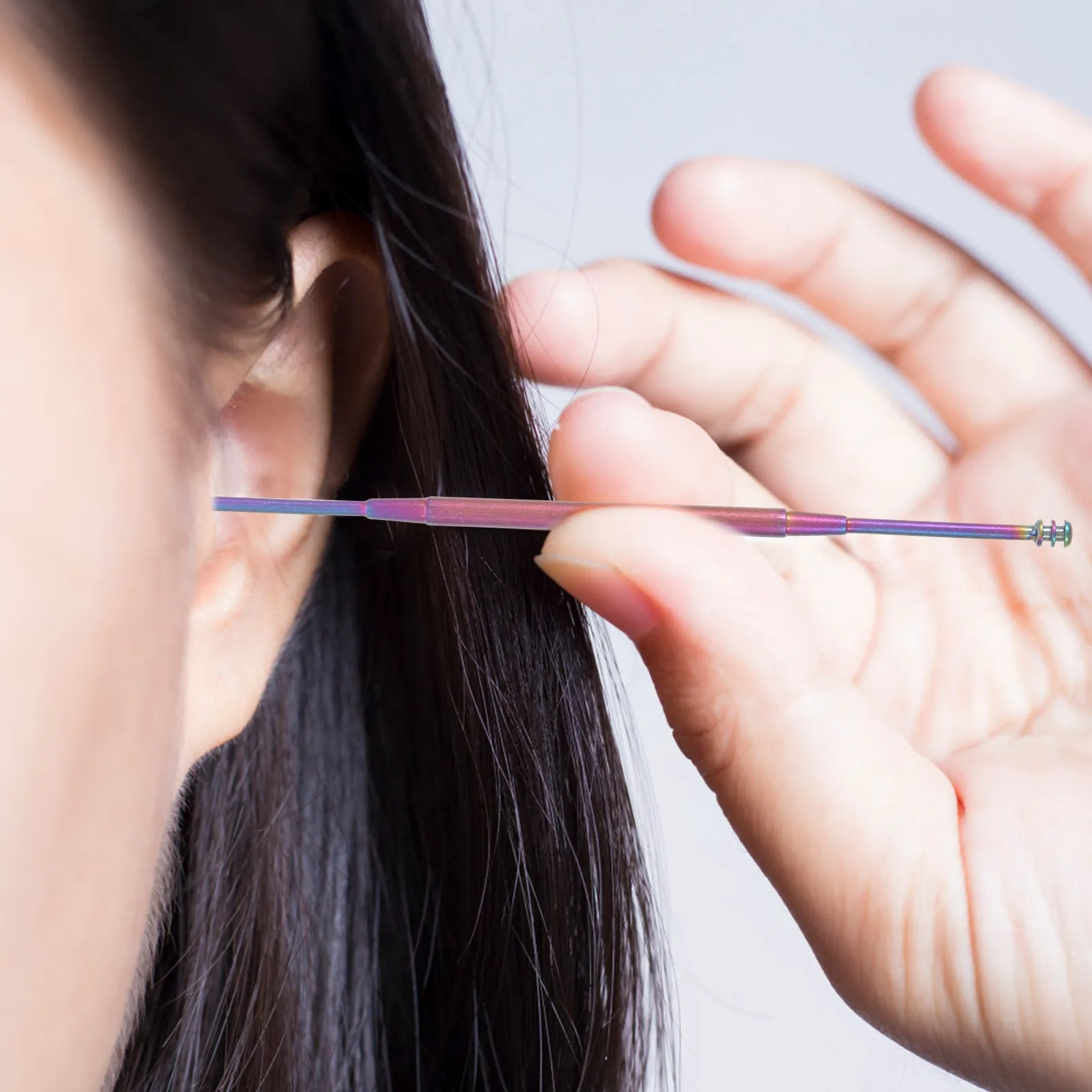 

Набор для чистки ушей: эффективный инструмент для удаления ушной серы для взрослых, безопасный, не царапает слуховой канал, портативный, компактный дизайн