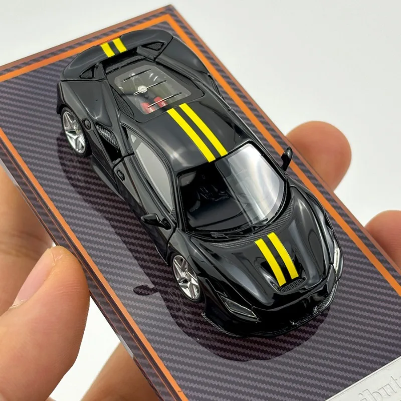 U2 1/64 Novitec F8 Tributo Limited Edition Hars Voor Supercar-Legering Speelgoed Motorvoertuig Diecast Metalen Modelgeschenken