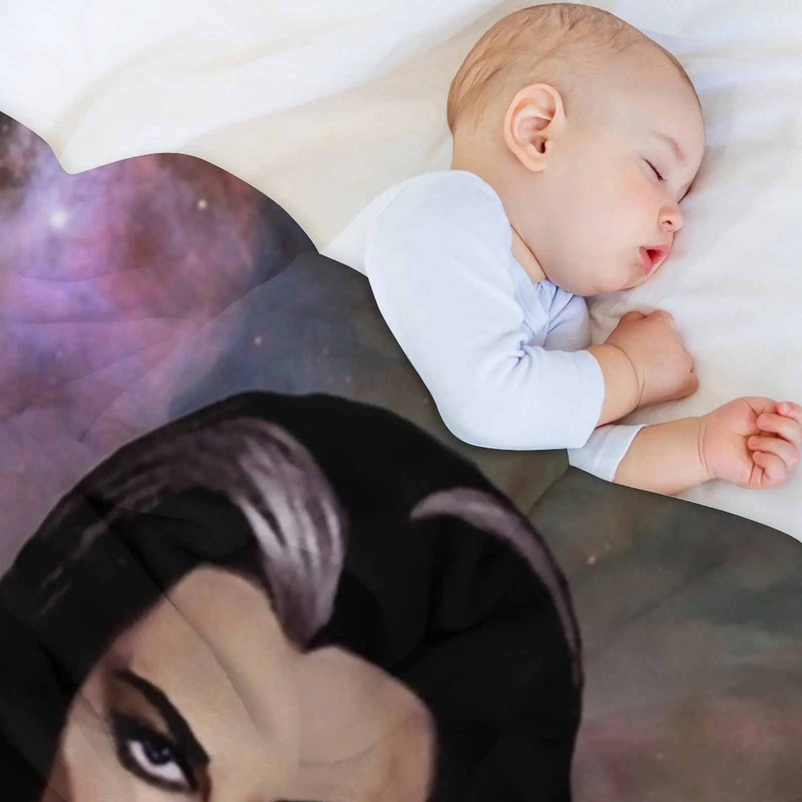 إيفون دي كارلو كما ليلي مونستر رمي بطانية ريتروس السفر كيس النوم الفاخرة رمي البطانيات