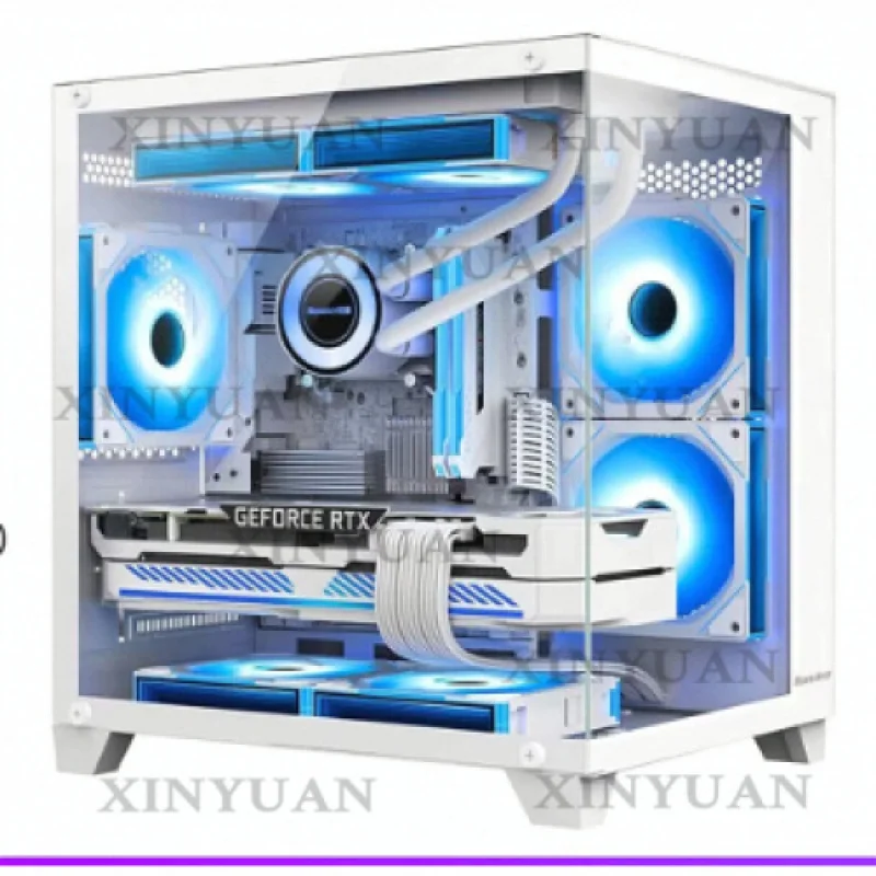 Gaming Desktop PC, Ryzen7 5700X Equipped with RTX3060/3060TI, 16GB DDR4 RAM and 512GB SSD With WIFI for Office and Design Use