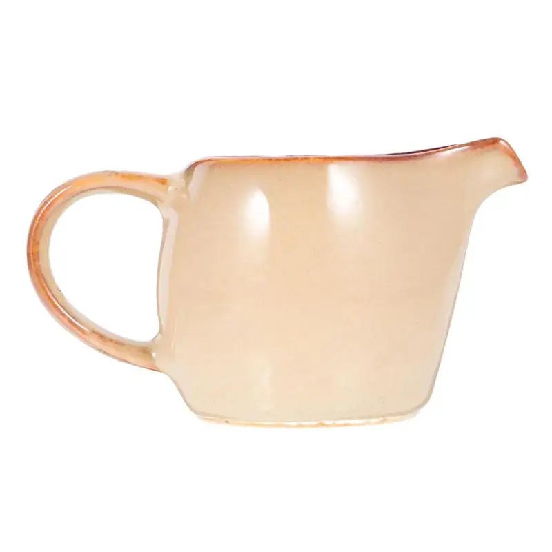 

Ceramic Cream Jugs Milk Creamer Jug Saucer Plates with Handle Espresso Coffee Cream Jugs Kitchen Sauce Cup Serving Pitcher