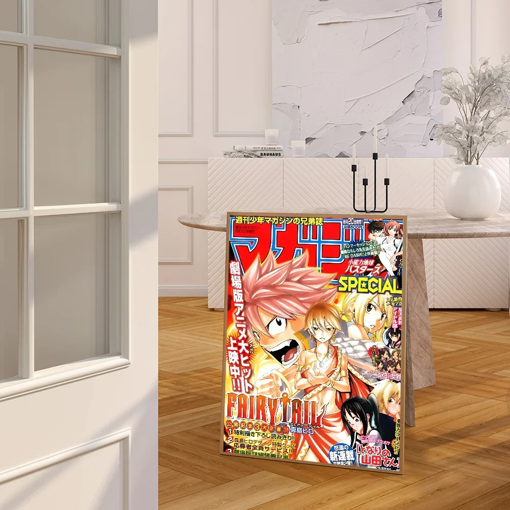 ملصق فيلم خيالي أنيمي ياباني ، ملصق ورق كرافت كلاسيكي ، لوحة جمالية فنية جدارية ، شريط ذيل غرفة DIY ومقهى ، 1 * #4