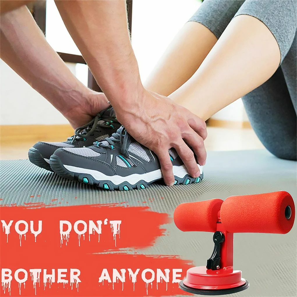 Женщины Мужчины Инструмент для тренировки приседаний Унисекс Тренировочная штанга для мышц живота с присоской, фиолетовый