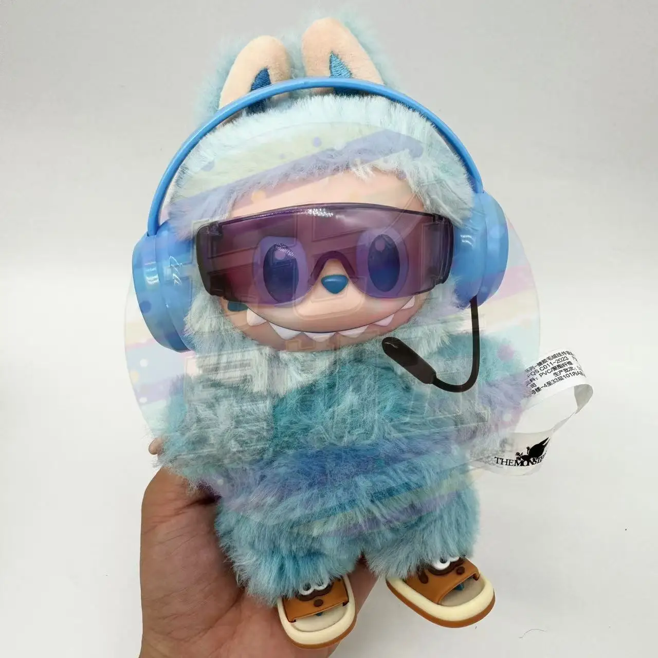 Mini koreanischen Stil Headset Sonnenbrille Zubehör für Labubu V1/v2/v3 Sonnenbrille Puppe Zubehör Outfit Puppe für Labubu