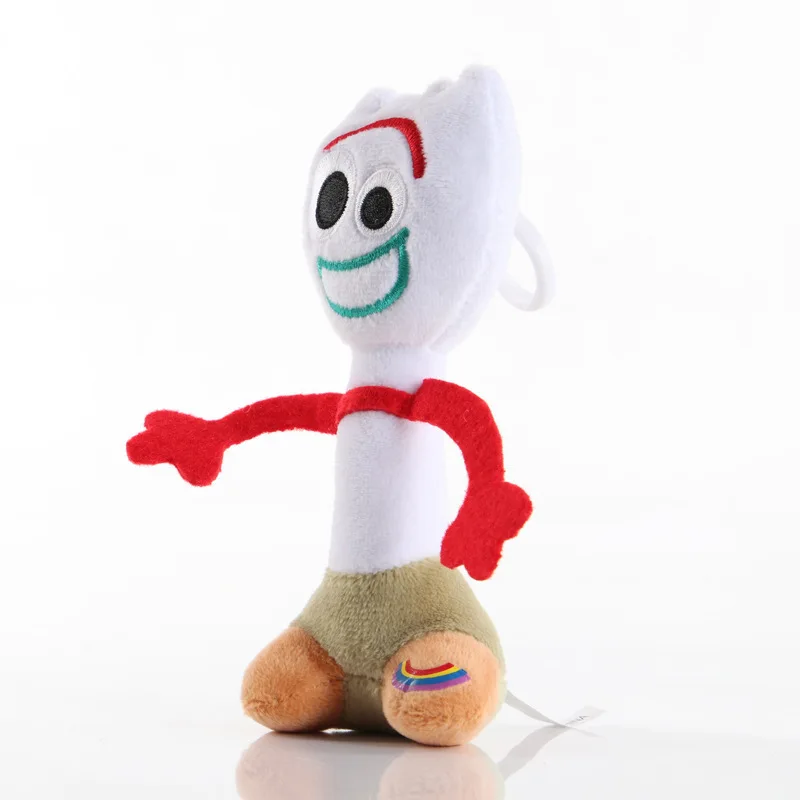 ตุ๊กตาฟอร์กี้จากทอยสตอรี่ 4 ตุ๊กตาการ์ตูนวู้ดดี้ ฟอร์กี้ ของเล่นตุ๊กตาแบบติดกระเป๋า ของเล่นตุ๊กตาอนิเมะ พวงกุญแจตุ๊กตา ของขวัญวันเกิดสำหรับเด็กผู้ชาย