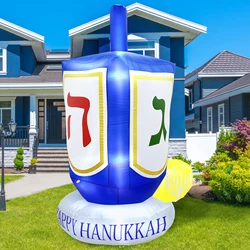 Golden Coins Inflatables Hanukkah Blow-Up Decor 6FT  Hanukkah Inflatable Decorations for Lawn Garden Outdoor Patio Home Party