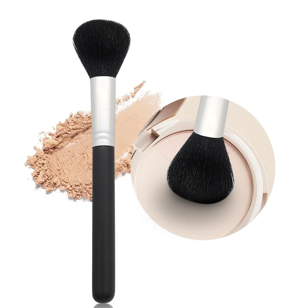 Pennello per cipria Pennelli per trucco professionale Fondotinta multifunzionale nero Blush Scolpire Pennello abbronzante Strumenti per il trucco