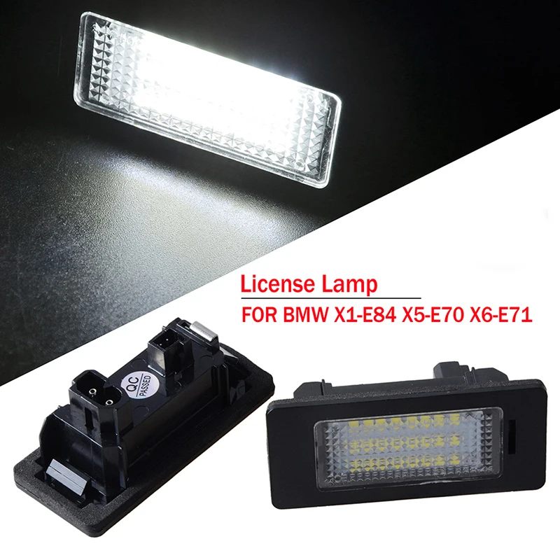 Car Rear License Plate Light Lamp LED Assembly Fit For BMW F10 E39 M5 E61 E70 E71 X5 X6 M5 E90 E92 E93 E60 E84 Car Accessories