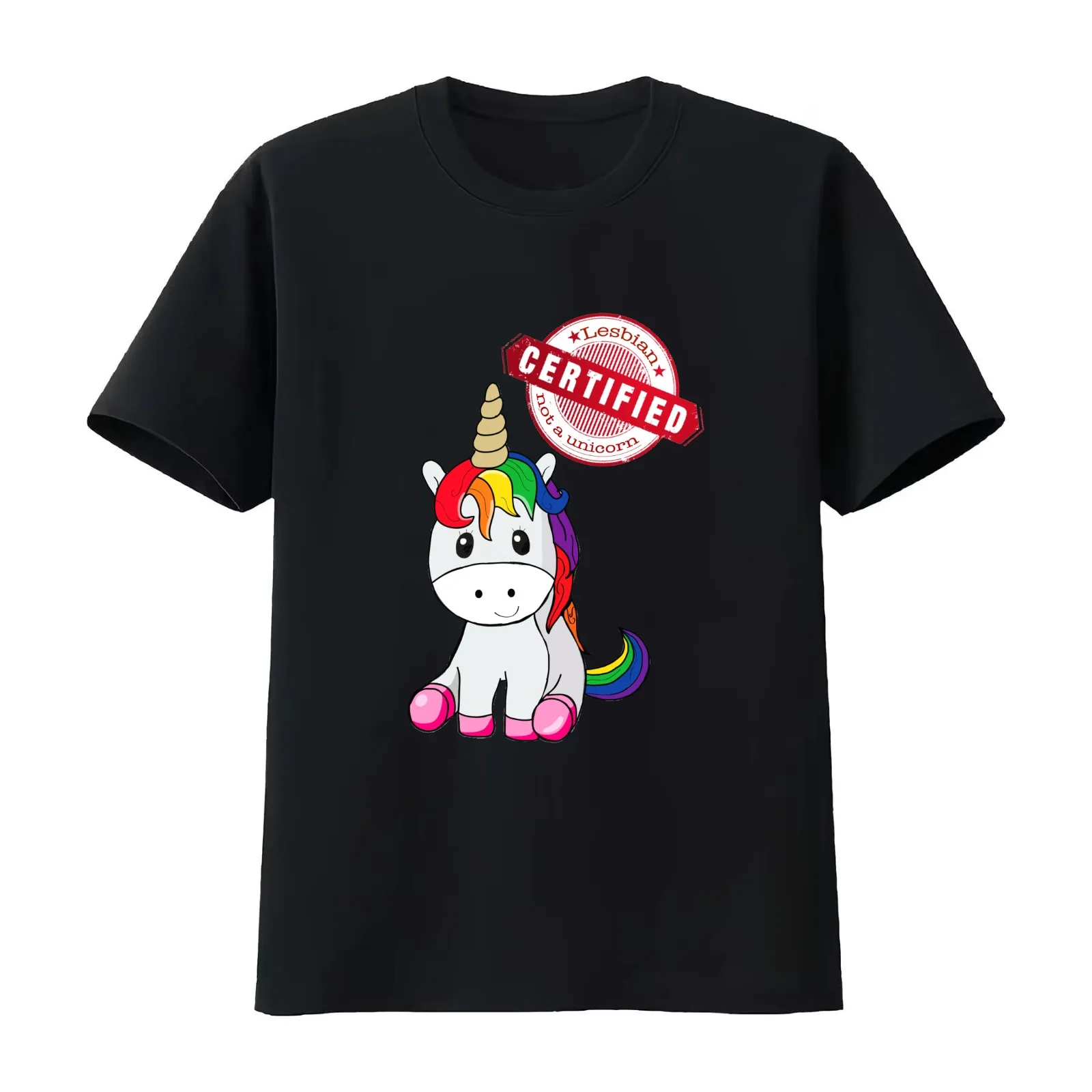 You're a lesbian not a unicorn right?' -WayHaught - Wynonna Earp T-Shirt Summer Casual Cotton Tee Oversized Streetwear Tops
