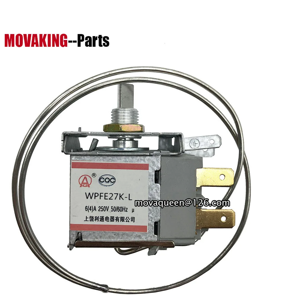 Termostato a 2pin WPFE27K-L di installazione centrale per il controllo della temperatura per il congelatore del frigorifero
